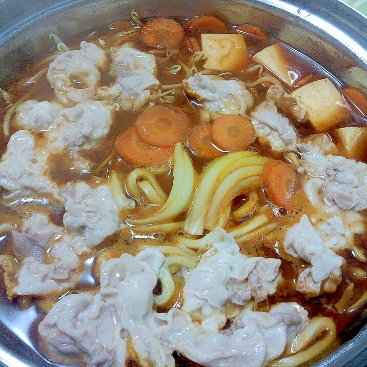 赤味噌うどん鍋++